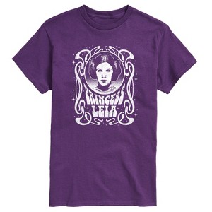 Men's - Star Wars - Princess Leia Art Nouveau Short Sleeve Graphic T-Shirt - 1 of 3