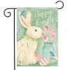 Briarwood Lane Garden Flag 12x18 For Outdoor Easter Bunny and Tulips Primitive For Easter Garden Flag Flags For Outside - 2 of 4