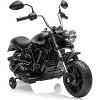 12V Kids Electric Motorcycle w/ Training Wheels, 3-Wheel Ride-on Toy, Reverse, LED Headlight, Horn & Music, 66LB Capacity - 3 of 4