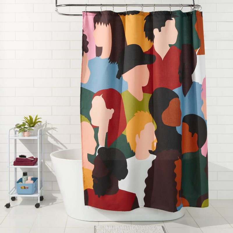 &#8216;All Together&#39; Shower Curtain - Room Essentials&#8482;, 3 of 8