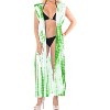 LA LEELA Women's Summer Vacation Holiday Wear Beach Open Front Slouchy Duster Beachwear Cardigans - 4 of 4
