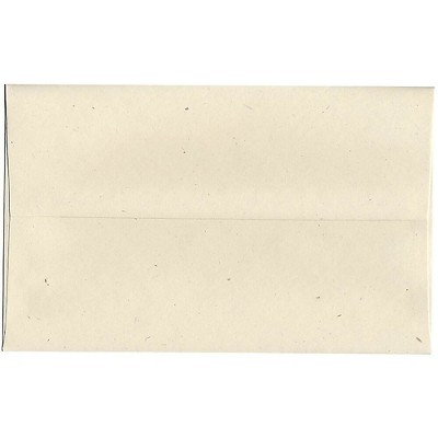 JAM Paper A10 Recycled Invitation Envelopes 6 x 9.5 Milkweed Genesis 50/Pack 3313I