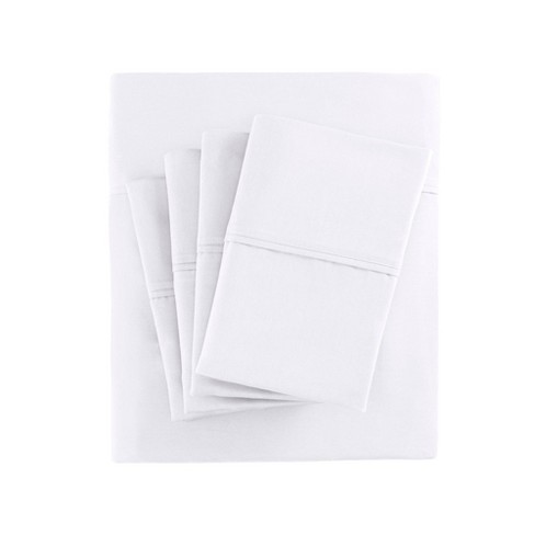 Queen 6pc 800 Thread Count Solid Sheet Set White - Threshold™