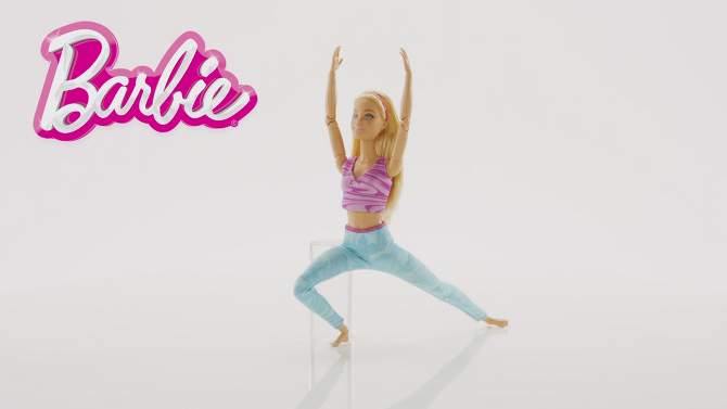 Barbie Made to Move Blonde Fashion Doll Wearing Removable Sports Top &#38; Pants (Target Exclusive), 2 of 8, play video