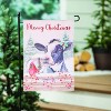 Evergreen Farmhouse Cow and Cardinal Suede Garden Flag 12 x 18 Inches Indoor Outdoor Decor - 3 of 4