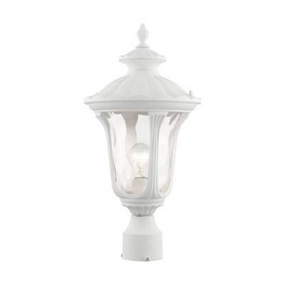 Livex Lighting Oxford 1 - Light Post Light in  Textured White