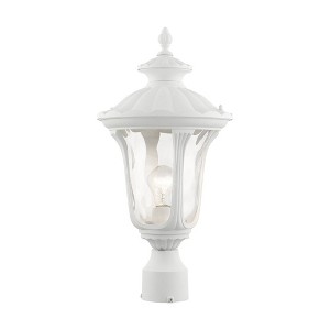Livex Lighting Oxford 1 - Light Post Light in  Textured White - 1 of 1