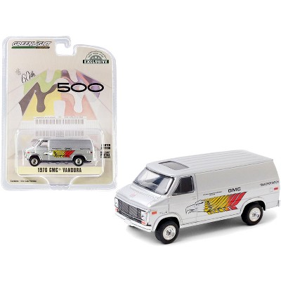 1976 GMC Vandura Silver "GMC Transportation" 60th Annual Indianapolis 500 Mile Race "Hobby Exclusive" 1/64 Diecast Model Car by Greenlight