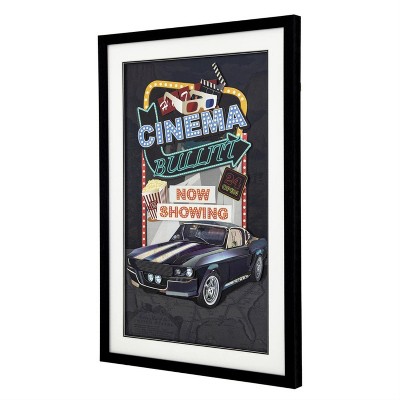 Yosemite Home Decor 'Detroit Legends' - 3D Collage, 24"Wx36"H Wall Art, Framed - Multi-Color