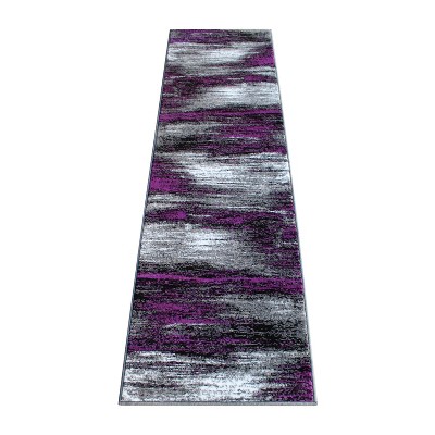 Emma and Oliver Ultra Soft Shaded Look Olefin Accent Rug with Natural Jute Backing