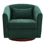 CAVINAS Swivel Accent Single Sofa with Wood Base Side,Comfy Swivel Accent Couch with Wide Upholstered,Modern Sofa with USB Port for Living Room - 4 of 4