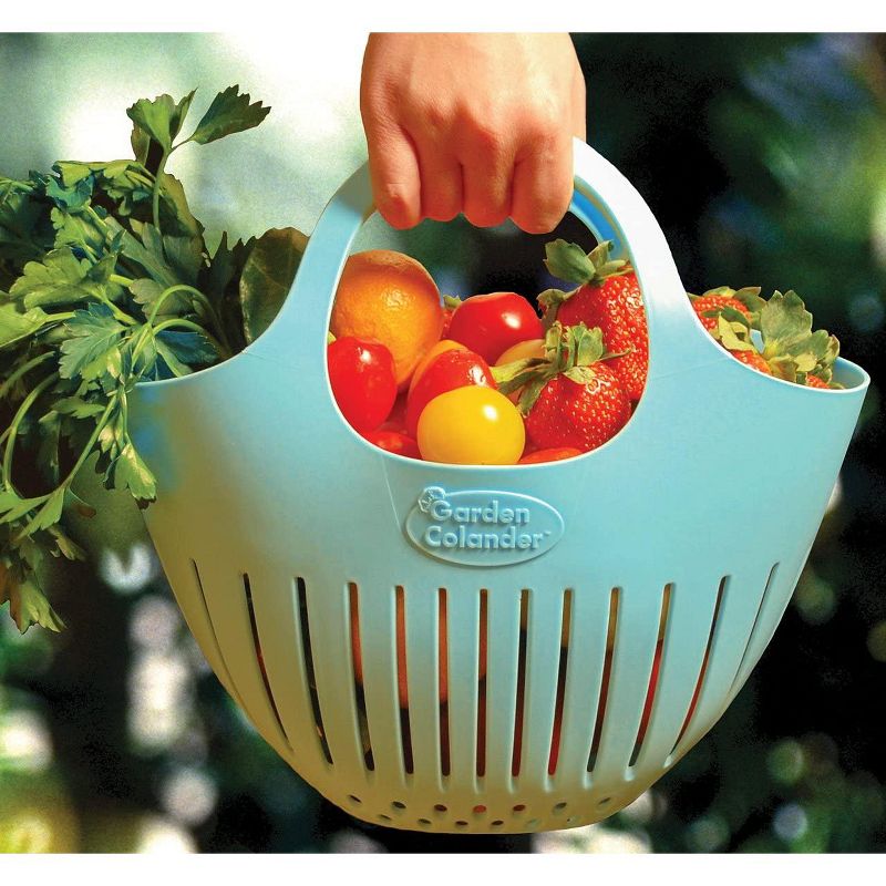 Hutzler Mini Colander Garden Basket, Small, Green, 2 of 6