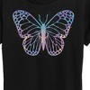 Women's - Instant Message - Watercolor Butterfly Short Sleeve Graphic T-Shirt - 2 of 4