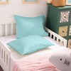2 Pack 500 Thread Count Cotton Envelope Toddler Pillowcases, Ultra Soft Travel Pillow Cases - NTBAY - 3 of 4