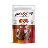 Jack&Pup Pork Ears Dog Treats - 2.33oz/2pk