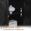 Lyngins 4-Door Modern Farmhouse Sideboard Cabinet, Classic Buffet Cabinet with Storage, Symmetrical Geometric Coffee Bar Cabinet/Storage Cabinet - 3 of 4