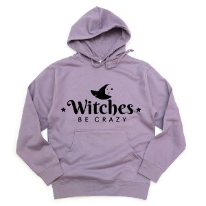 Simply Sage Market Women's Graphic Hoodie Witches Be Crazy Hat - 1 of 3