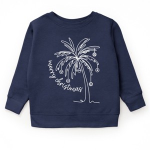 Merry Christmas Palm Tree - Youth Graphic Sweatshirt - 1 of 3