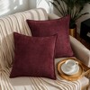 REGALWOVEN  Chenille Solid Decorative Check Modern Soft Throw Pillow Covers 18 x 18 Inch Pack of 2 - 2 of 4