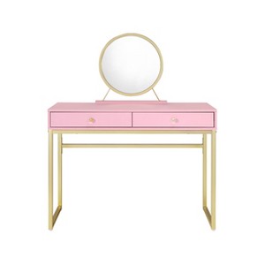 CAVINAS Vanity Desk with Mirror Modern Bedroom Furniture with Storage Drawers Desk with Drawers for Bedroom - 1 of 4