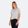 Vapor Apparel Women's Cropped 200 Mile Tee Shirt - 2 of 3
