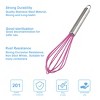 Unique Bargains Silicone Stainless Steel Home Blending Whisk 10" 1 Pc - image 3 of 4