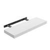 VASAGLE Set of 2 Vintage Floating Wall Shelves - 23.6 InchPerfect for Photos and Decorations - 2 of 4