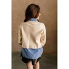 Women's Audrey Collar Long Sleeve Top - How Very Loved - 3 of 4