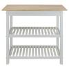 Kitchen Island with Two Shelves - Flora Home - image 4 of 4