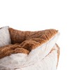 Armarkat Cat Bed For Indoor Cats And Extra Small Dogs, Brown/Ivory - 4 of 4
