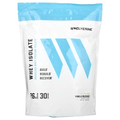 Swolverine Whey Isolate, Vanilla Milkshake, 1.98 lb (900 g)