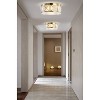 15" Metal/Glass Cadence Drum Flush Mount Ceiling Light Brass - JONATHAN Y: LED, ETL Listed, Modern Decor - image 4 of 4