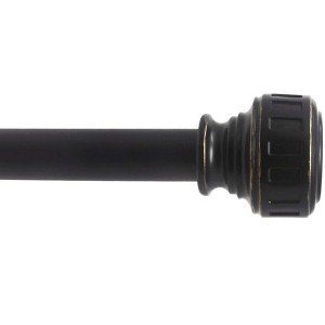 Urbanest Trina Curtain Drapery Rod, 1-inch Diameter, 6 Finishes, 3 Sizes Available - 1 of 4