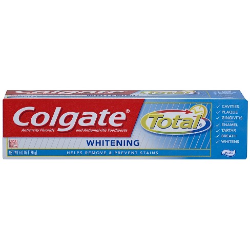 Colgate Total Whitening Paste Toothpaste - 4.8oz : Target