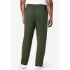 KingSize Men's Big & Tall Lightweight Jersey Open Bottom Sweatpants - 3 of 4