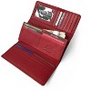 Club Rochelier Ladies Full Leather Clutch Wallet with Gusset Pocket Navy  One Size - 4 of 4