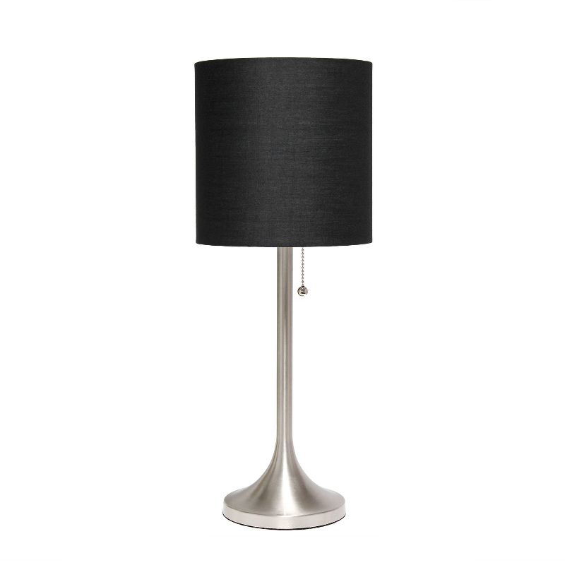  Tapered Desk Lamp with Fabric Drum Shade - Simple Designs, 1 of 11