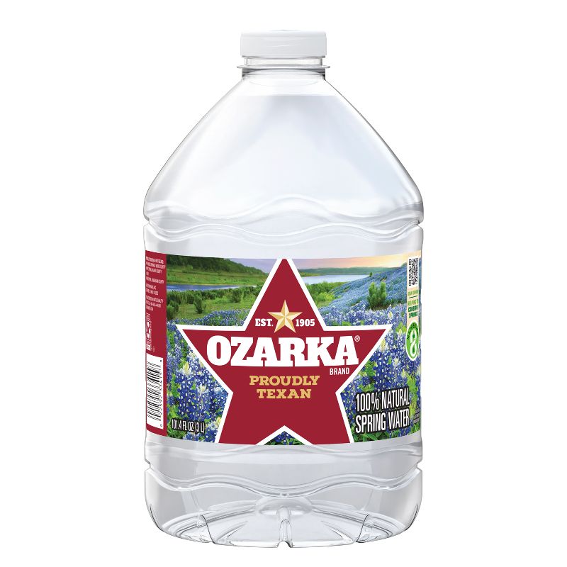 Ozarka Brand 100% Natural Spring Water - 101.4 fl oz Jug, 1 of 7