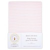 Burt's Bees Baby® Organic Fitted Crib Sheet - Bee Essentials - Stripe - 2 of 2
