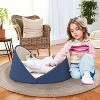 MaseiKar 2 in 1 Foam Cat Bed Cave for Kittens and Small Dogs, Windproof Cat Beds with Side Barriers, Calming Cat Nest, Cat Hideaway - 2 of 4