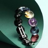 SOHI Women's Multicolour Metallic Swirl Bracelet - 2 of 4