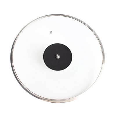 Diamond Clad 14" Nonstick Stainless Steel Pan with Glass Lid Set