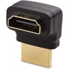 SatelliteSale Digital HDMI Male to Female Right Angle 4K HDR PVC Black Adapter - 4 of 4