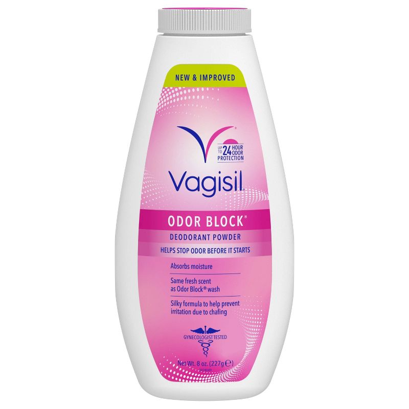 Vagisil Odor Block Deodorant Talc-Free Powder - 8oz, 1 of 6