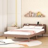 Twin Size Platform Bed with Built-in USB Ports - 2 of 4