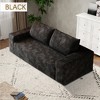 Hrinhom 63" W Loveseat Sofa,Modern Corduroy 2 Setaser Sofa couch with 2 Pillows - 4 of 4