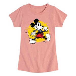 Girls' - Disney - Mickey & Friends Fitted Short Sleeve Graphic T-Shirt - 1 of 4