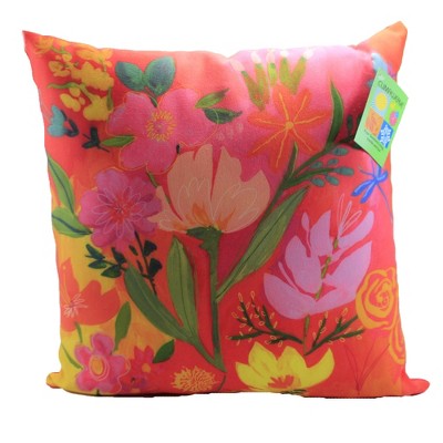 Manual Woodworkers And Weavers 18.0 Inch Fiesta Pillow Indoor Outdoor Throw Pillows