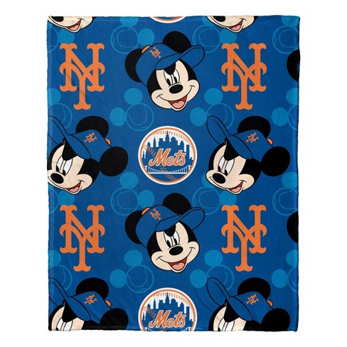 OFFICIAL MLB Dodgers & Disney's Mickey Mouse Character Hugger Pillow & Silk  Touch Throw Set