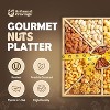 Gourmet Nut Platter with Lazy Susan – 9 assortments of premium nuts, reusable tray, USA-made, perfect for Christmas and sympathy gifts. - 3 of 4